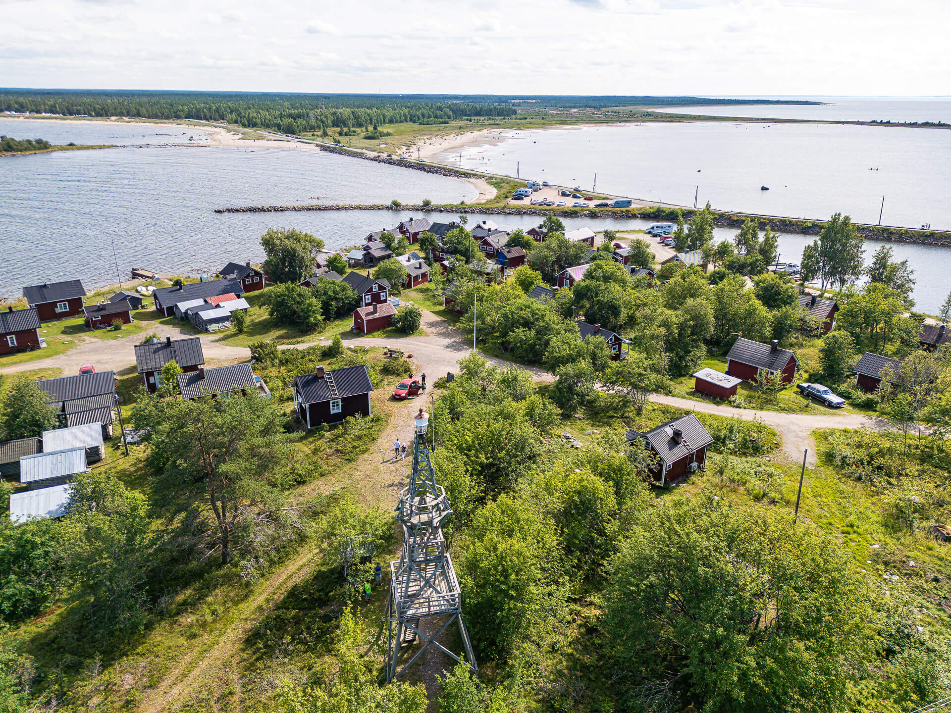 Ohtakari, Vattaja, Lohtaja, Kokkola, ilmakuva