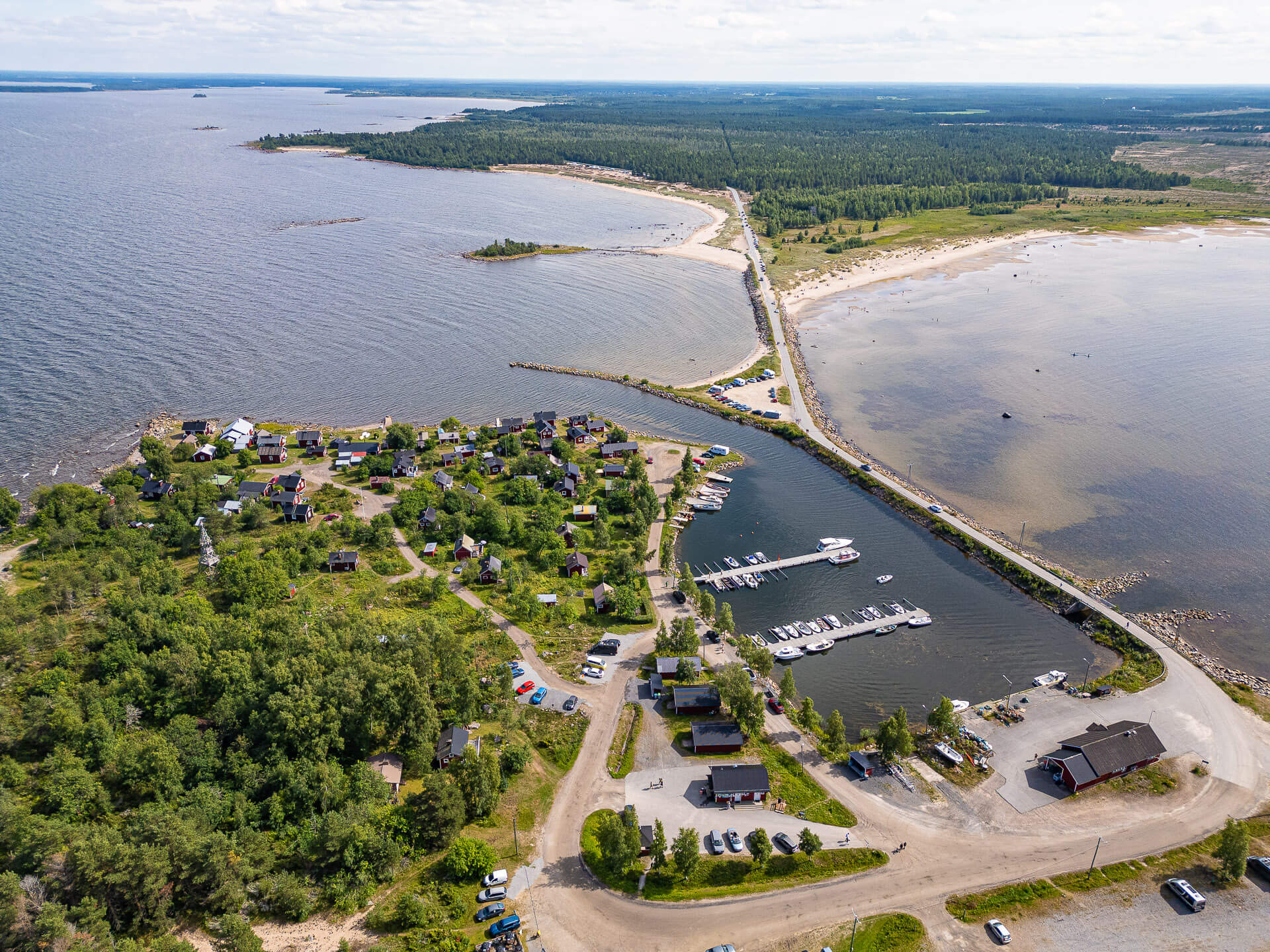 Ohtakari, Vattaja, Lohtaja, Kokkola, ilmakuva