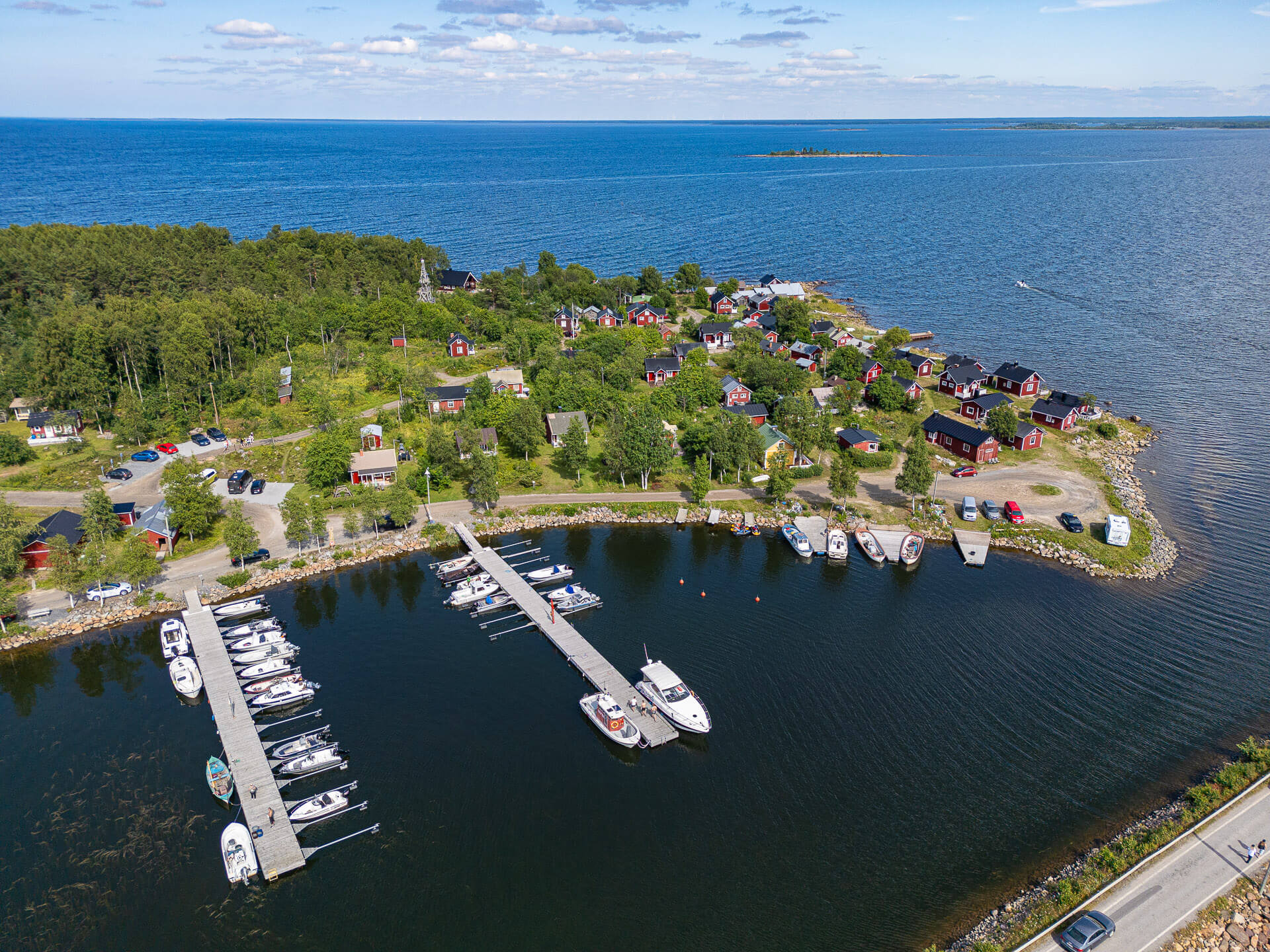 Ohtakari, Vattajanniemi, Lohtaja, Kokkola, ilmakuva