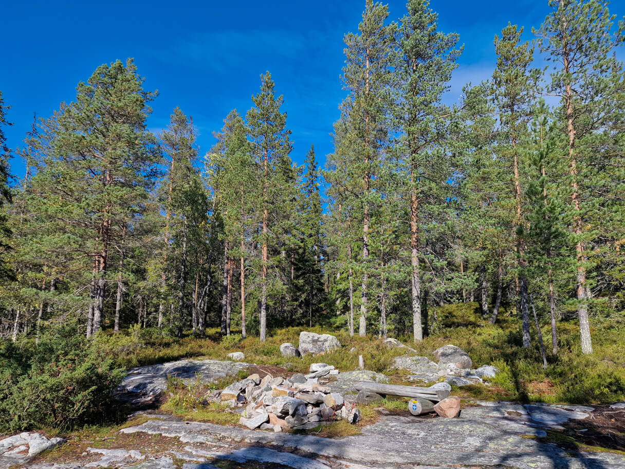 Ounasvaaran luontopolku: kääntöpaikka kelon luona