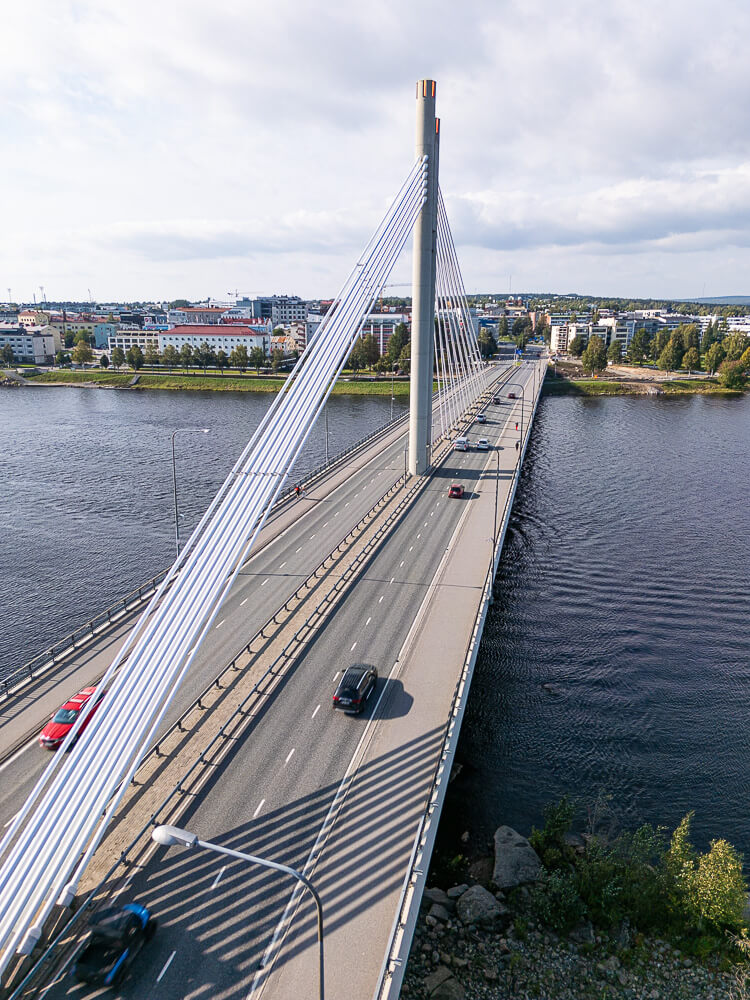 Jätkänkynttilä-silta, Rovaniemi