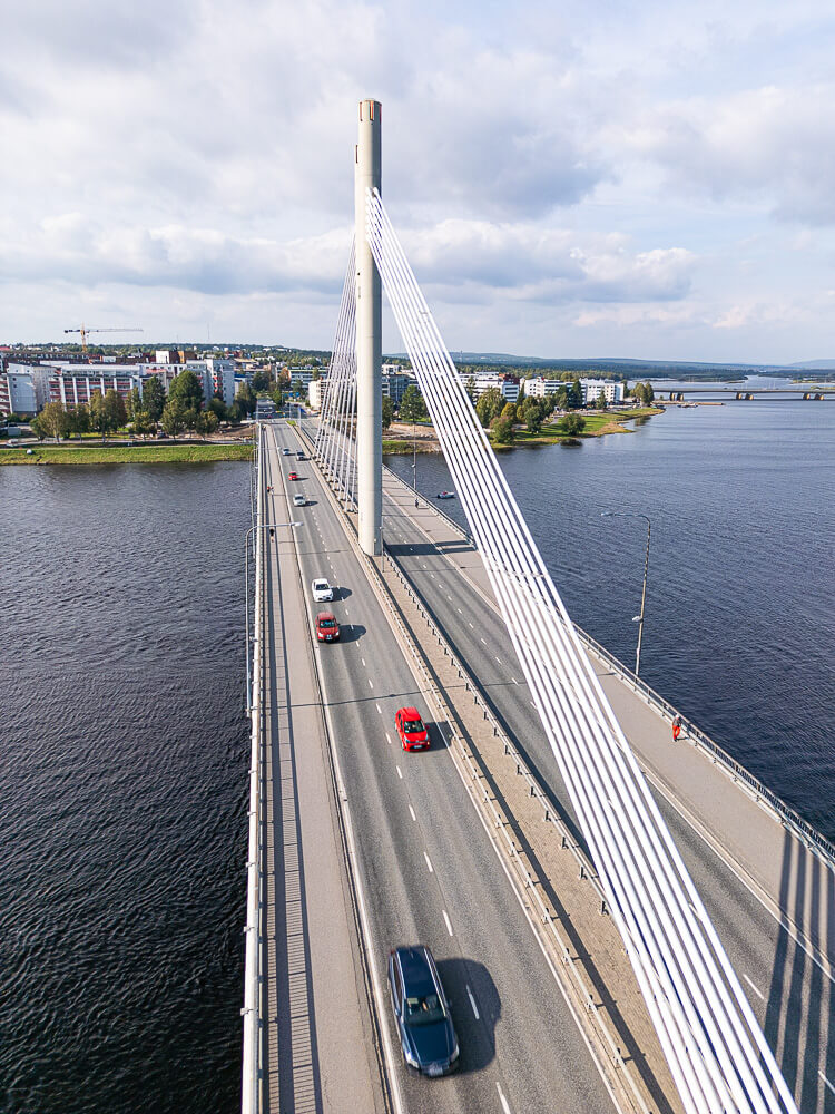 Jätkänkynttilä-silta, Rovaniemi