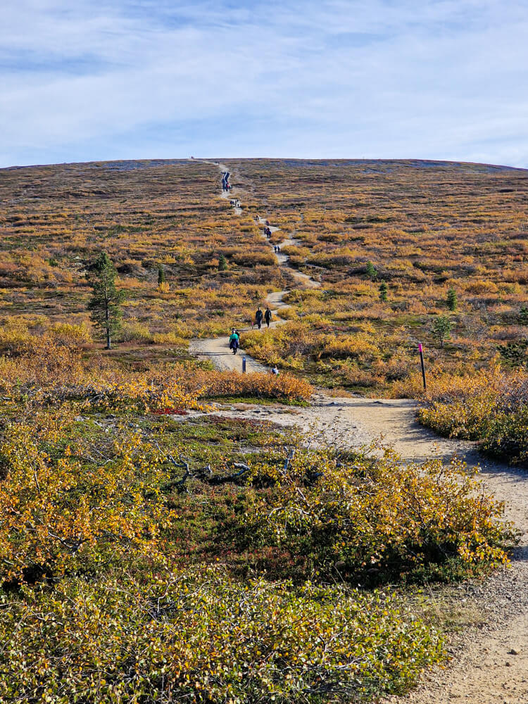 Kiirunapolku, Kiilopää, Saariselkä