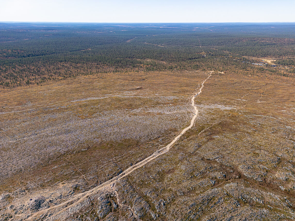 Kiirunapolku, Kiilopää, Saariselkä