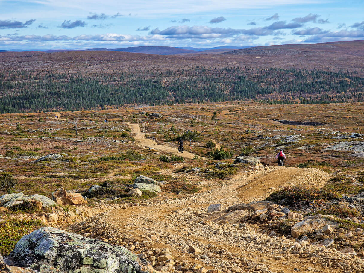 Pyöräily, Saariselkä