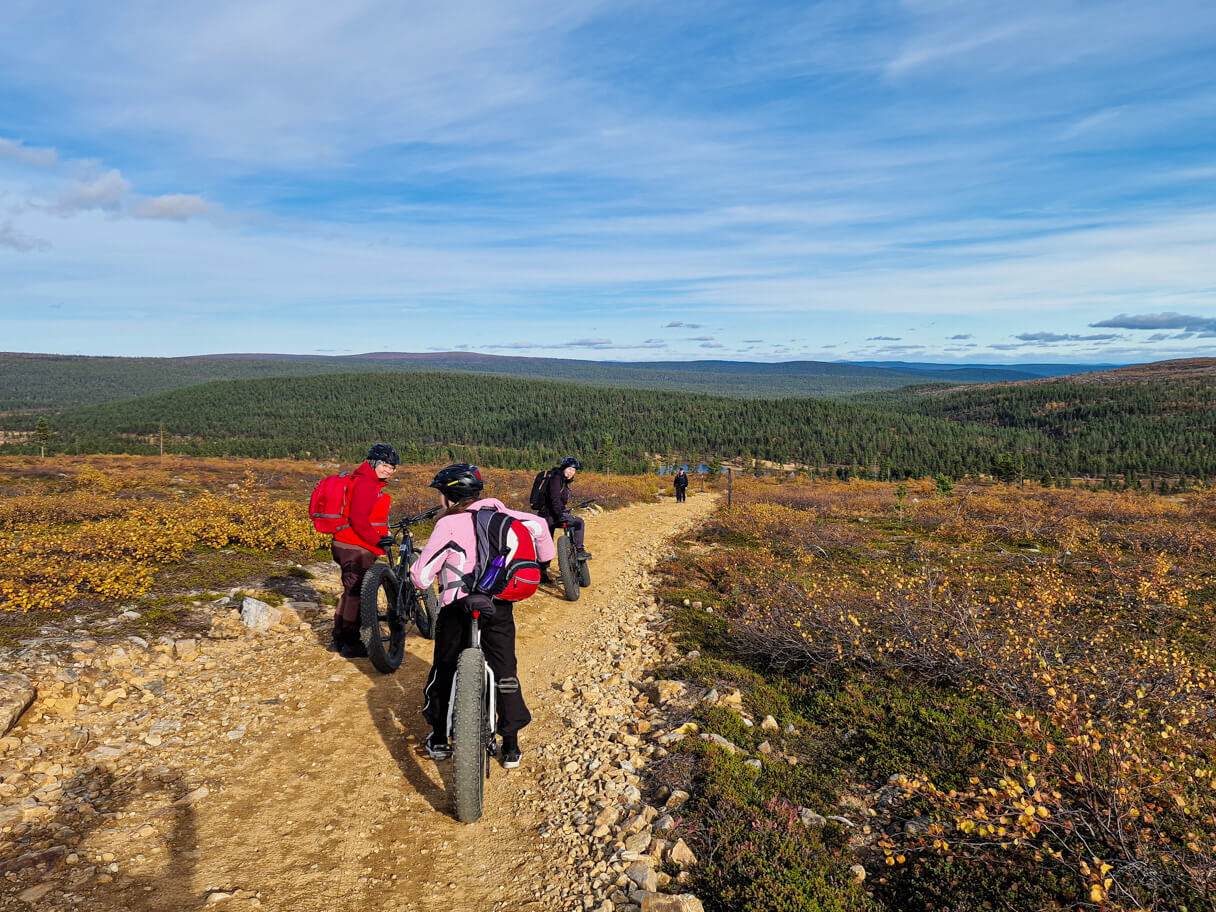 E-fatbiket, Luulampi, Saariselkä