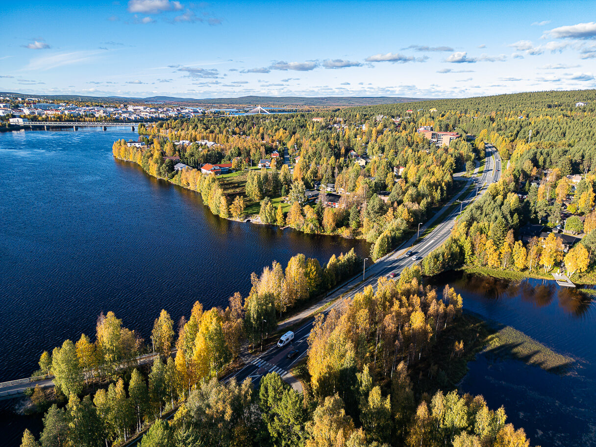 Salmenojan silta ruskan aikaan, Rovaniemi