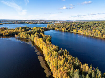 Rovaniemi ruskan aikaan: Salmijärvi, Kolpeneenharju, Keinuvuopaja ja Kemijoki.